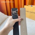 「#1419」Louis Vuitton New pattern steel buckle 4.0cm Belt 000150