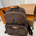 「#1449」Louis Vuitton x Nigo Co branded Campus Men's Backpack N40380, Top Quality Size: 30 * 39 * 13cm