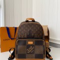 「#1449」Louis Vuitton x Nigo Co branded Campus Men's Backpack N40380, Top Quality Size: 30 * 39 * 13cm