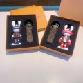 「#1468」Louis Vuitton rabbit doll monogram keychain