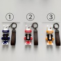 「#1468」Louis Vuitton rabbit doll monogram keychain