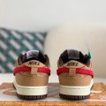 「#1488」CLOT x Nike Dunk Low SP CN GCEL Cork Sneakers