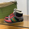 「#210」Gucci High-top Distressed sneakers