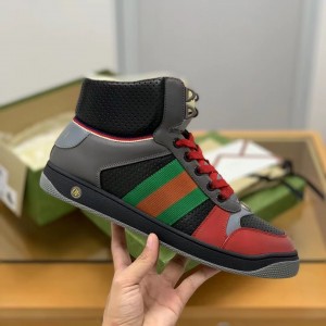 「#210」Gucci High-top Distressed sneakers