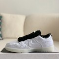 「#1493」Fragment Design x Clot x Nike SB Dunk Low"20th AnniversaryWhite Silk Sneakers