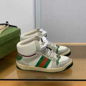 「#213」Gucci High-top Distressed sneakers