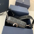 「#1514」DIOR Men's SAFARI Messenger Bag, Top Quality  Size: 22 * 15 * 6cm