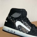「#1580」Louis Vuitton x Nike Air Jorda 1 High AJ1 Sneakers