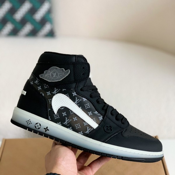 Louis Vuitton x Nike Air Jorda 1 High AJ1 Sneakers