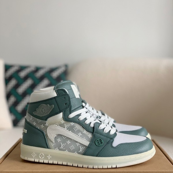 「#1583」Louis Vuitton x Nike Air Jorda 1 High AJ1 Sneakers