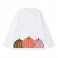 「#1596」LV pumpkin print round neck long sleeve T-shirt 6602 new style