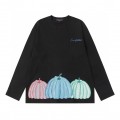 「#1596」LV pumpkin print round neck long sleeve T-shirt 6602 new style