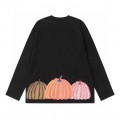 「#1596」LV pumpkin print round neck long sleeve T-shirt 6602 new style