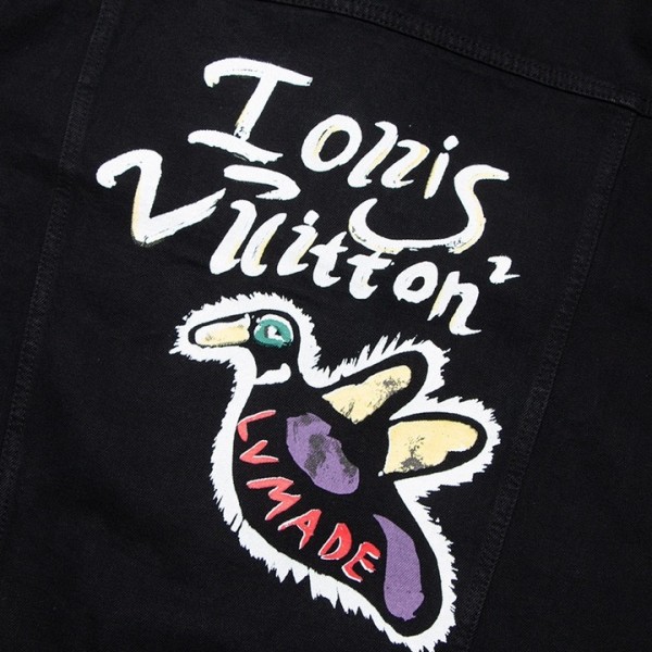 Louis Vuitton "LV Back Duck Flying" printed denim jacket