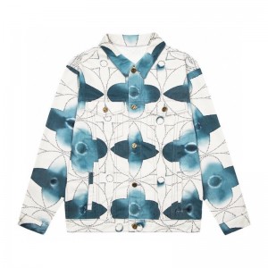 「#1602」Louis Vuitton Louis Vuitton LV 2022 catwalk denim jacket