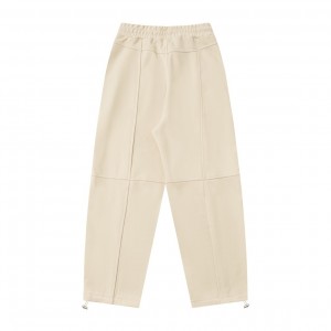 「#1605」Calvin Klein embroidered logo two piece cream sweatpants