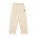 「#1605」Calvin Klein embroidered logo two piece cream sweatpants