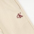 「#1605」Calvin Klein embroidered logo two piece cream sweatpants