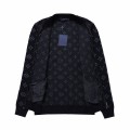 「#1610」Louis Vuitton chest stripe patchwork long-sleeved coat jacket