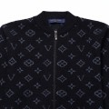 「#1610」Louis Vuitton chest stripe patchwork long-sleeved coat jacket