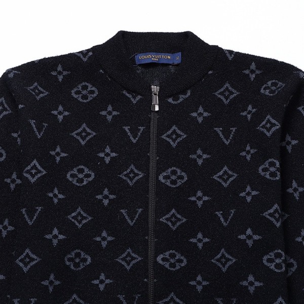 Louis Vuitton chest stripe patchwork long-sleeved coat jacket