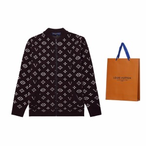 「#1611」Louis Vuitton chest stripe patchwork long-sleeved coat jacket