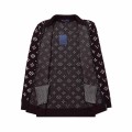 「#1611」Louis Vuitton chest stripe patchwork long-sleeved coat jacket