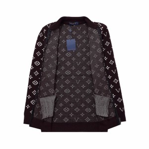 「#1611」Louis Vuitton chest stripe patchwork long-sleeved coat jacket