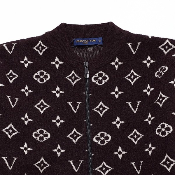 Louis Vuitton chest stripe patchwork long-sleeved coat jacket