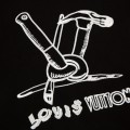 「#1614」Louis Vuitton 23ss hammer pattern embroidered round neck sweatshirt