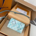 「#1620」Louis Vuitton STEAMER Mini Men's Handbag M22637 Top Quality Size: 18 * 11 * 6.5cm