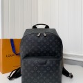 「#1621」Louis Vuitton Men's DISCOVERY Black Flower Backpack M43186 Top Quality Size: 30 * 40 * 20cm