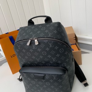 「#1621」Louis Vuitton Men's DISCOVERY Black Flower Backpack M43186 Top Quality Size: 30 * 40 * 20cm