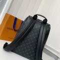 「#1621」Louis Vuitton Men's DISCOVERY Black Flower Backpack M43186 Top Quality Size: 30 * 40 * 20cm