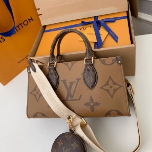 「#1622」Louis Vuitton's Seasonal New ONTHEGO Horizontal Handbag M46653 Top Quality Size: 25 * 13 * 10cm