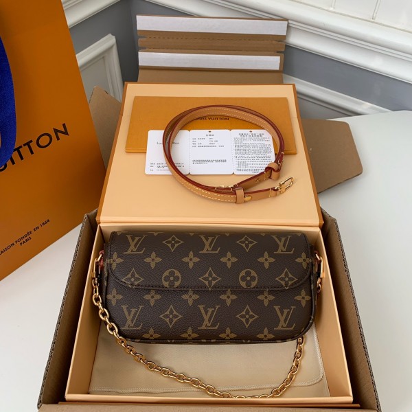 「#260」Louis Vuitton Portafoglio con catenella Ivy M81911，Size：23.5*12*4.3cm