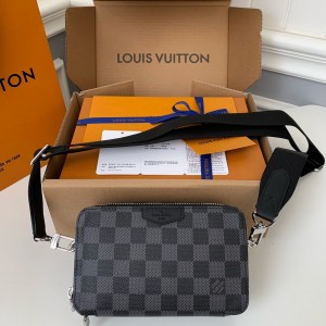 「#264」Louis Vuitton Portafoglio indossabile Alpha N60418，Size：18.5*11*6.5cm