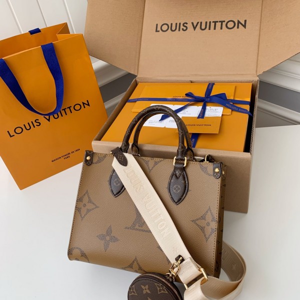 Louis Vuitton Borsa OnTheGo PM M46373，Size：25*19*11.5cm