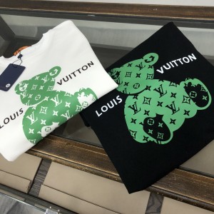 「#1651」Louis Vuitton 2023 new autumn and winter couples style round neck sweatshirt