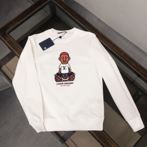 「#1652」Louis Vuitton 2023 new autumn and winter couples style round neck sweatshirt