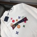 「#1654」Louis Vuitton 2023 new autumn and winter couples style round neck sweatshirt