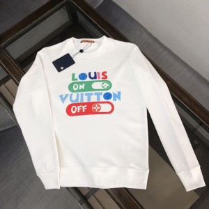 「#1656」Louis Vuitton 2023 new autumn and winter couples style round neck sweatshirt