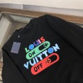「#1656」Louis Vuitton 2023 new autumn and winter couples style round neck sweatshirt