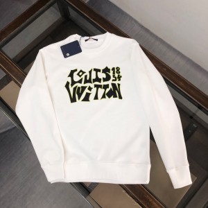 「#1657」Louis Vuitton 2023 new autumn and winter couples style round neck sweatshirt