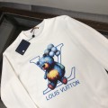 「#1660」Louis Vuitton 2023 new autumn and winter couples style round neck sweatshirt