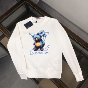 「#1660」Louis Vuitton 2023 new autumn and winter couples style round neck sweatshirt