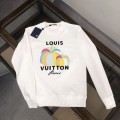 「#1661」Louis Vuitton 2023 new autumn and winter couples style round neck sweatshirt