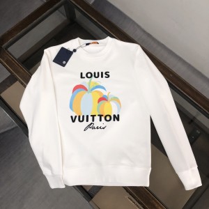 「#1661」Louis Vuitton 2023 new autumn and winter couples style round neck sweatshirt