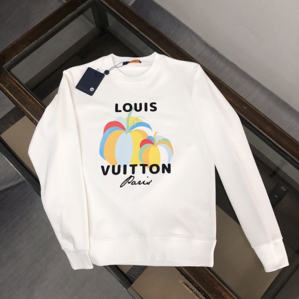 Louis Vuitton 2023 new autumn and winter couples style round neck sweatshirt