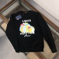 「#1661」Louis Vuitton 2023 new autumn and winter couples style round neck sweatshirt